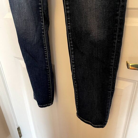 American Eagle Skinny Jeans Denim Next Level Stretch Dark Wash Size 6 - Picture 2 of 9